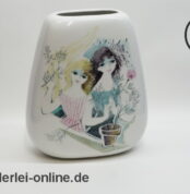 Rosenthal Vase | signiert , Lis Müller | Handmalerei München | Porzellanvase | 24,5 cm