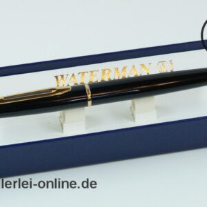 Waterman Füller | Hemisphere Füllfederhalter | schwarz/Gold - "M" | Vintage Fountain Pen