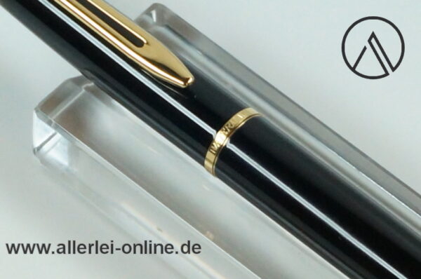 Waterman Füller | Hemisphere Füllfederhalter | schwarz/Gold - "M" | Vintage Fountain Pen mit OVP