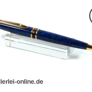 Waterman Expert Kugelschreiber | blau,marmoriert | Vintage Drehkugelschreiber