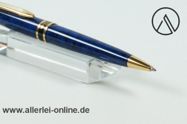 Waterman Expert Kugelschreiber | blau,marmoriert | Vintage Drehkugelschreiber 1
