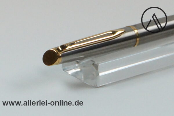 Waterman Füller | Hemisphere Füllfederhalter | silber/Gold - "L" | Vintage Fountain Pen 1