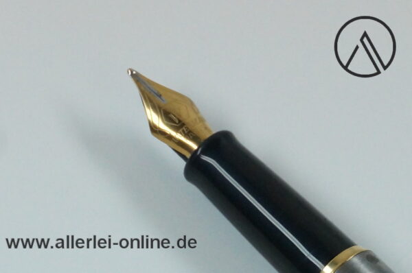 Waterman Füller | Hemisphere Füllfederhalter | silber/Gold - "L" | Vintage Fountain Pen 2