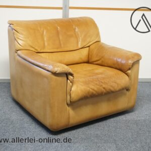 COR Sessel | Ledersessel | Hellbraun | Vintage Designmöbel