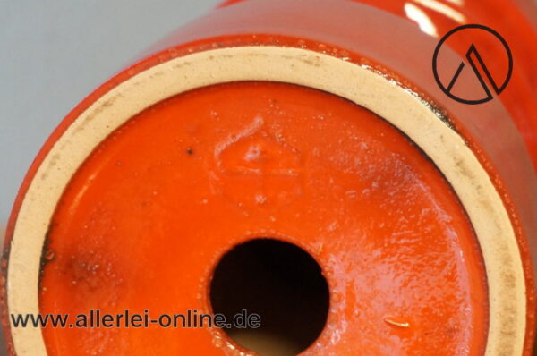 STEULER Keramik | Design Kerzenhalter 150/25 | Design Cari Zalloni | ROT - 25 cm | Vintage 60er