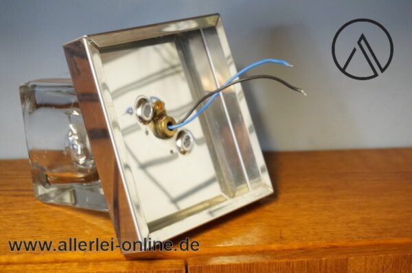 Peill & Putzler Cube | Lampe | Ice Glas | Space Age Design