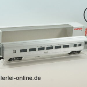 Märklin H0 | 43601 Schnellzugwagen Streamliner Coach | Personenwagen der Topeka & Santa Fe Railway OVP