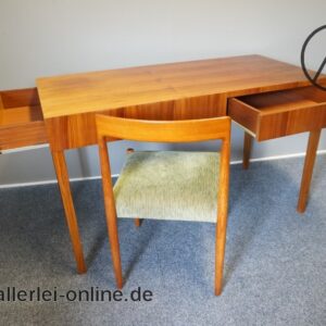 Interlübke 60er Jahre Tisch mit Stuhl | Esstisch | Vintage Schreibtisch mit 2 Schubladen