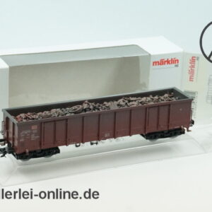 Märklin H0 | 47191 Offener Hochbordwagen mit Schrottladung | Eanos-x 052 Güterwagen der DB OVP