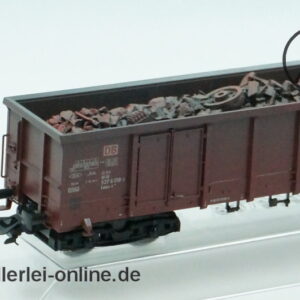 Märklin H0 | 47191 Offener Hochbordwagen mit Schrottladung | Eanos-x 052 Güterwagen der DB mit OVP