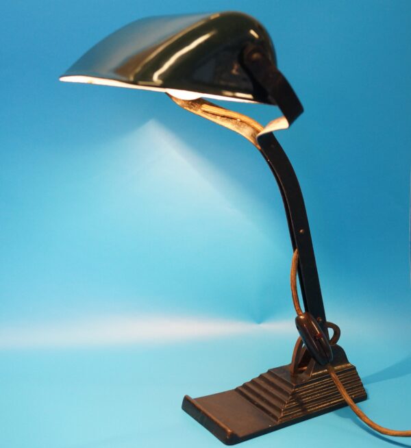 Antike Horax Bankerlampe | Schreibtischlampe | Art Deco 1920/30er Jahre