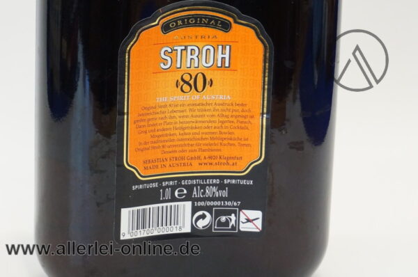 Stroh 80 Original Rum | Austria | 1,0 Liter | 80% vol.-6