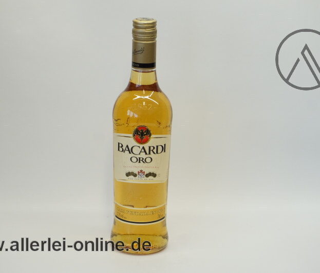 Alte Version Bacardi Oro | Casa Fundada | Brauner Rum | 37,5% | 0,7 Liter