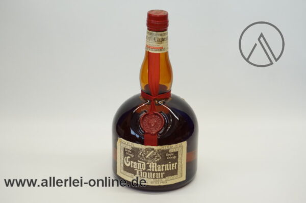 Alter Grand Marnier Likör | Lapostolle Liquor | Triple Orange Cordon Rouge | 1 Liter | 40% | Vintage Liqueur