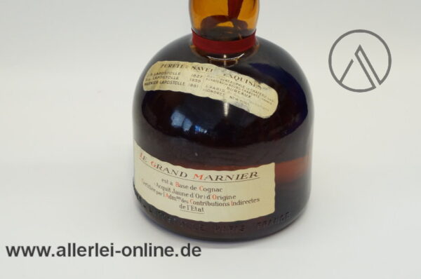 Alter Grand Marnier Likör | Lapostolle Liquor | Triple Orange Cordon Rouge | 1 Liter | 40% Liqueur