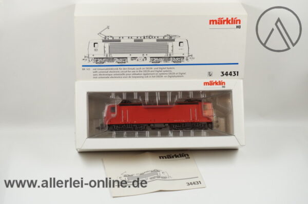 Märklin H0 | 34431 Delta-Digital | E-Lok BR 143 007-3 der DB | Elektrolok BR 143