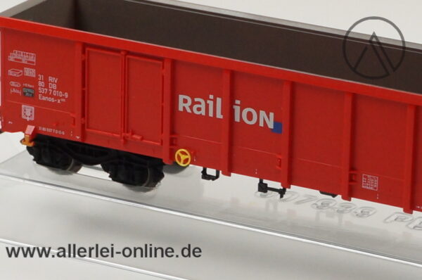 Märklin H0 | 00757-01 Offener Hochbordwagen Railion | Eanos-x 055 Güterwagen der DB