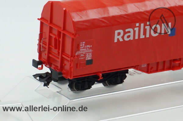 Märklin H0 | 00757-24 Schiebe-Planenwagen für Walzsthal-Coils | Railion Transportwagen Shimmns 718 mit OVP