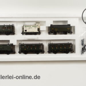 Märklin H0 | 43985 Bayerisches Personenwagen-Set mit Güterbeförderung | Epoche I in OVP