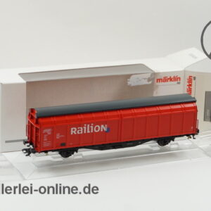 Märklin Spur H0 | 00757-08 Railion Schiebewandwagen | Hbbins 306 Güterwagen mit OVP