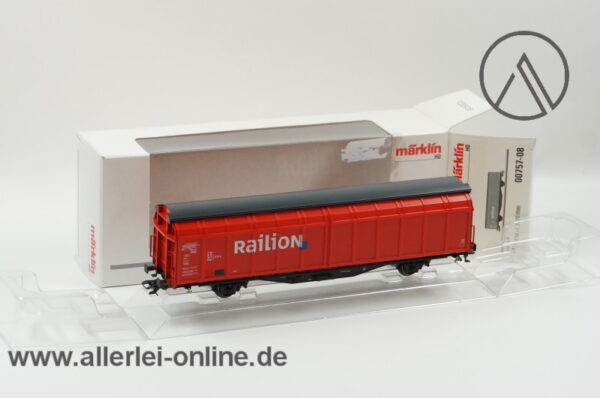 Märklin Spur H0 | 00757-08 Railion Schiebewandwagen | Hbbins 306 Güterwagen mit OVP