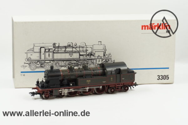 Märklin H0 | 3305 Tenderlok | BR T18 8402 Dampflokomotive der KPEV mit OVP