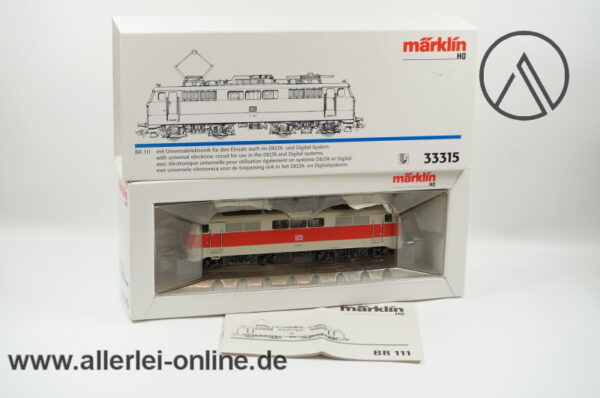 Märklin H0 | 33315 Delta-Digital | E-Lok BR 111 158-2 der DB | Elektrolok BR 111