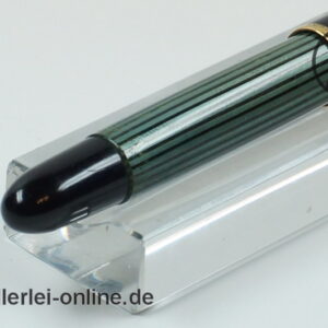 Pelikan 140 Füller | schwarz-grün gestreift | mit 14K 585 Goldfeder | "M" im Allerlei Online Shop