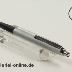 Montblanc Traveller 692 | Kugelschreiber Druckkugelschreiber | Schwarz/Silber | Vintage 80er Jahre