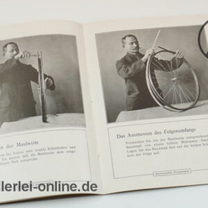 Continental Hannover | 1.Auflage von 1913 | Wie wird ein Fahrrad-Reifen Repariert