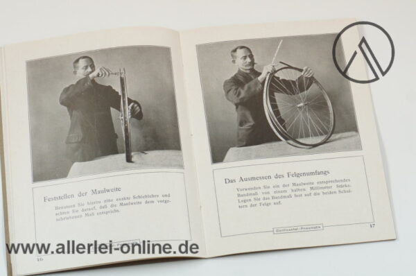 Continental Hannover | 1.Auflage von 1913 | Wie wird ein Fahrrad-Reifen