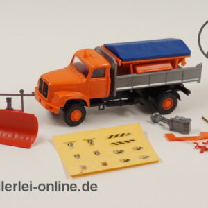 ROSKOPF 427 SAURER | Winterdienst ‘KOMMUNAL-FAHRZEUG’ H0/1:87 | unbespielt mit OVP