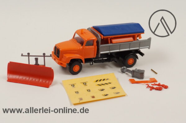 ROSKOPF 427 SAURER | Winterdienst ‘KOMMUNAL-FAHRZEUG’ H0/1:87 | unbespielt mit OVP