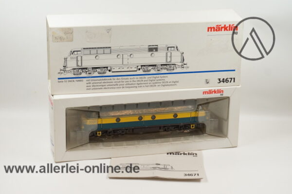 Märklin H0 | 34671 Delta-Digital | Diesellokomotive Serie 55 der SNCB / NMBS