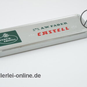 A.W. Faber Castell 9000 HB Bleistift | 12 Stück Bleistifte mit Blechdose | Vintage unbenutzt in Metallbox