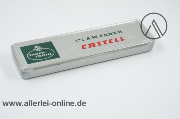 A.W. Faber Castell 9000 HB Bleistift | 12 Stück Bleistifte mit Blechdose | Vintage unbenutzt in Metallbox