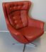 60-70er Jahre | Lounge Chair - Sessel | Ohrensessel, rot