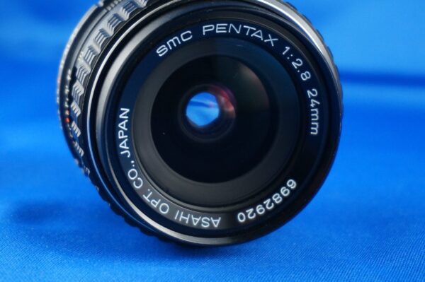 Asahi Opt. Co. Japan SMC Pentax Lens 1:2.8 24mm | Pentax SMC 2,8/24 Weitwinkel Objektiv linse