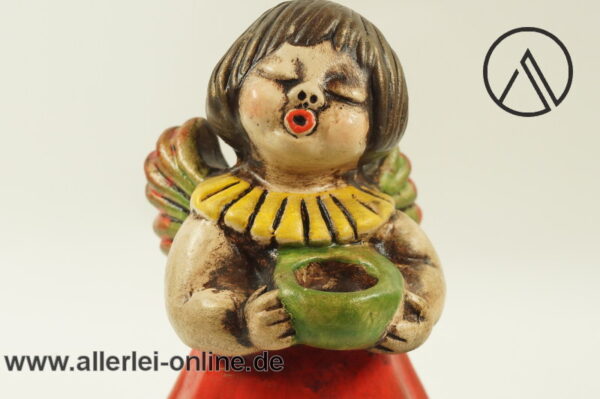 Original Bozner Keramik Engel | Bozener Thun Engel | Kerzenhalter 15 H