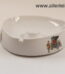 Porzellan Aschenbecher | Oldtimer Motiven | Vintage 60-70er Jahre Ashtray