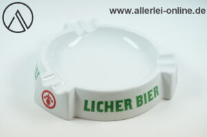 Brauerei Aschenbecher | Ihring-Melchior Lich / Oberhessen LICHER BIER | Vintage Porzellan Ashtray