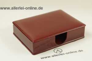 Helit 494 Bakelit Zettelbox / Zettelkasten | Rot / Bordeaux | Vintage 50er Jahre