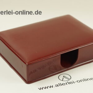 Helit 494 Bakelit Zettelbox / Zettelkasten | Rot / Bordeaux | Vintage 50er Jahre