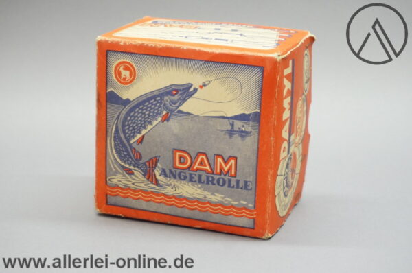 DAM Angelrolle Senior 4000 | Vintage DAM Spinning Reel | 60er Jahre mit OVP