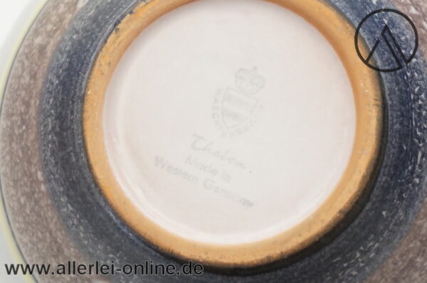 Waechtersbach Keramik Vase | Dekor THEBEN | Fifties 50er Jahre Rockabilly Blumenvase | Vintage Mid Century 1
