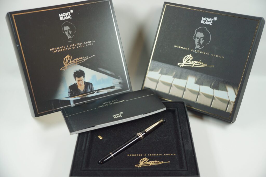 Montblanc 145 Meisterstück Pix Classique Konverter-Füllfederhalter H.a.F. Chopin