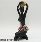 Keramik Figur | Afrikanerin | 25 cm | Vintage Mid Century Pottery