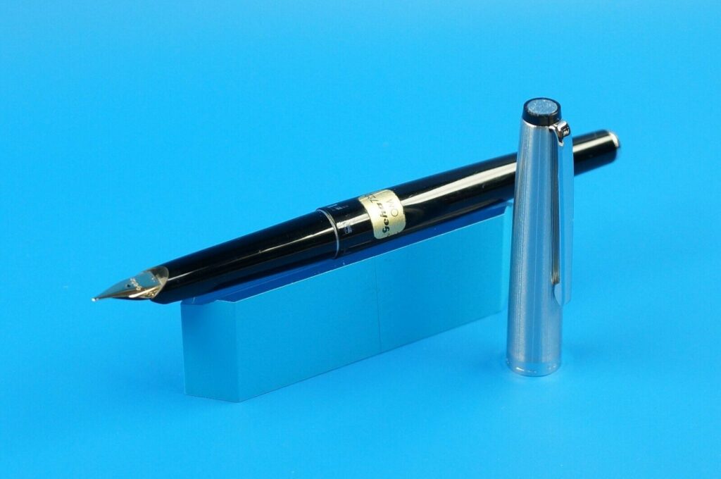 GEHA 722 Kolben-Füllfederhalter / Fountain Pen - Goldfeder 14K / 585er Gold