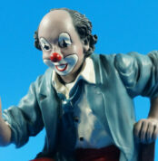 Gilde Clowns | Der Kartenspieler | Das AS | 16 cm Clown Figur