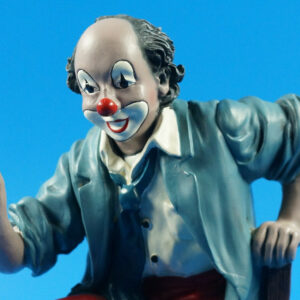 Gilde Clowns | Der Kartenspieler | Das AS | 16 cm Clown Figur